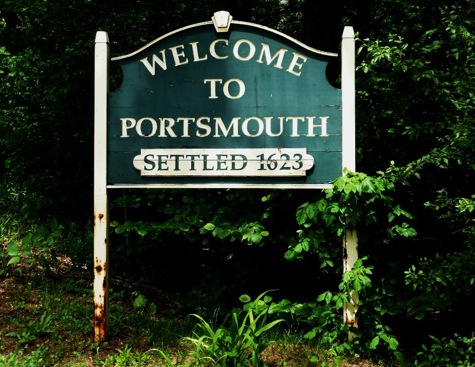 Portsmouth Welcome Sign