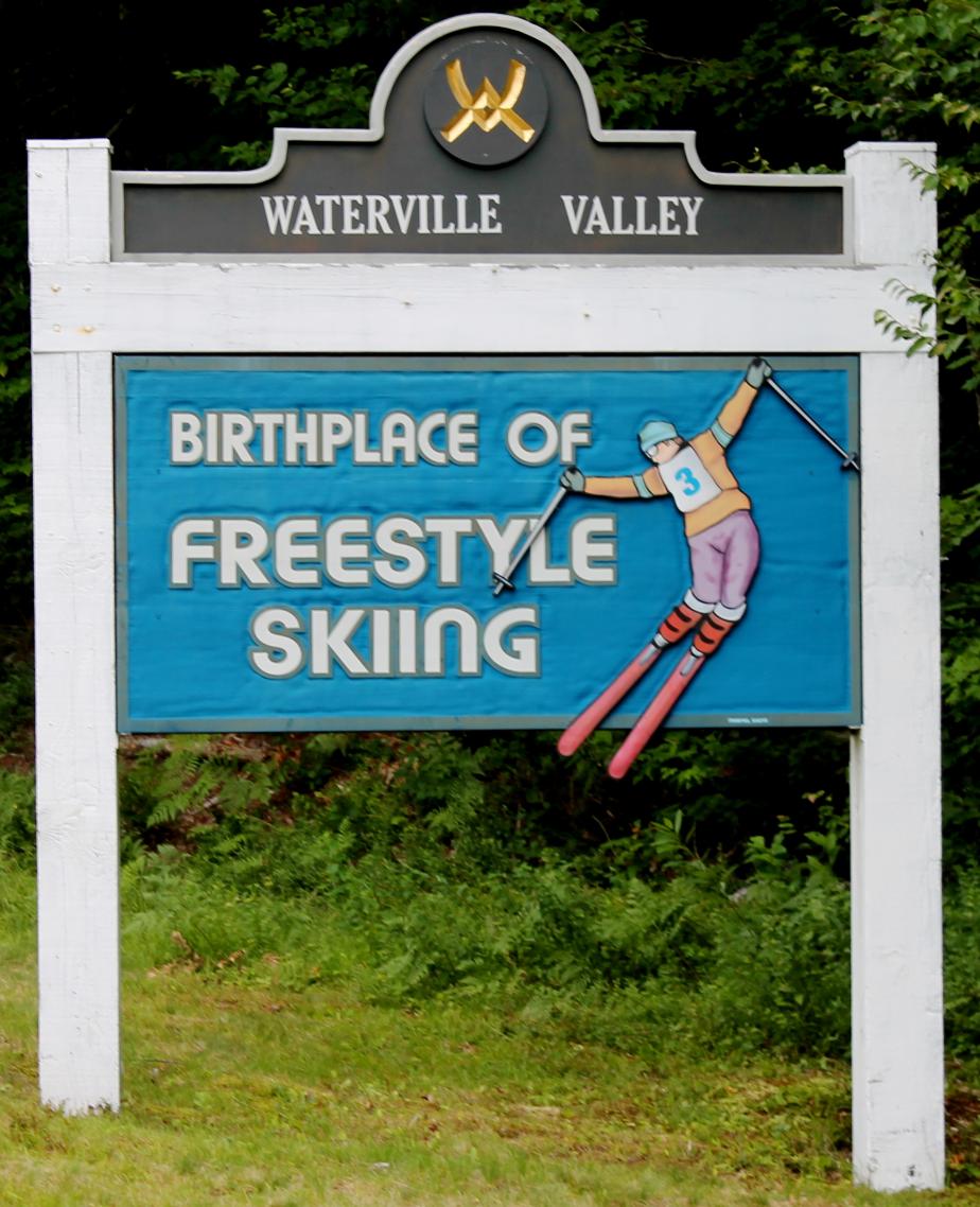 Waterville Valley Town Welcome Sign