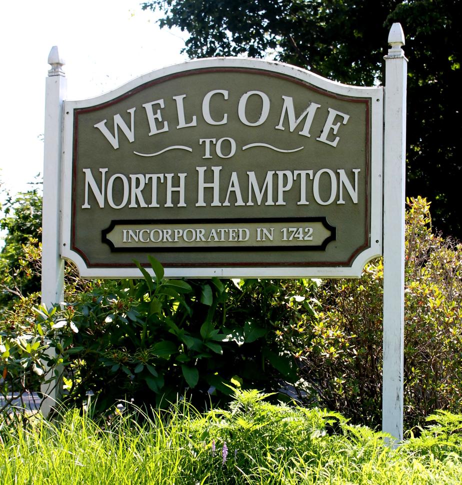 North Hampton New Hampshire Town Welcome Sign