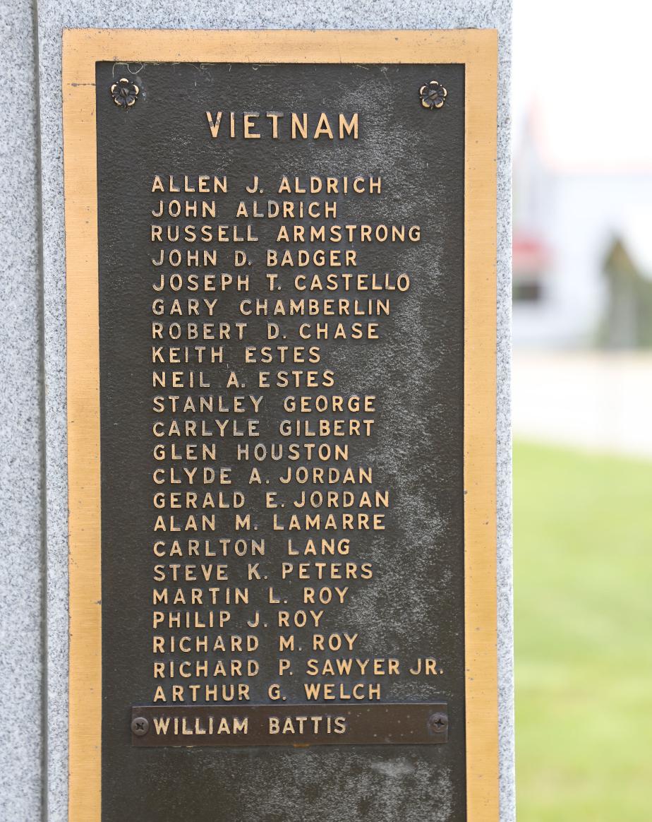 Bath NH Vietnam War Memorial