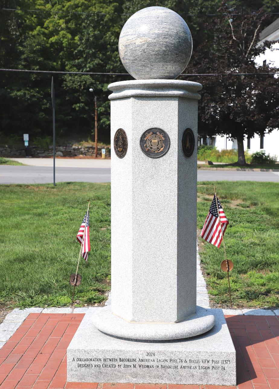 Brookline New Hampshire Pillars of Freedom Memorial