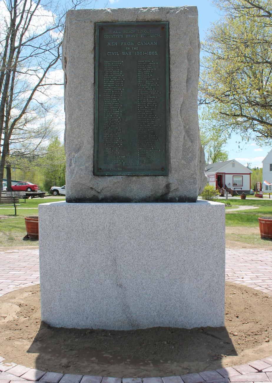 Canaan NH Civil War Honor Roll