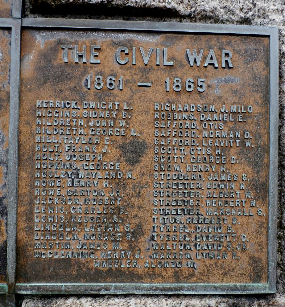 Chesterfield NH Civil War Honor Roll