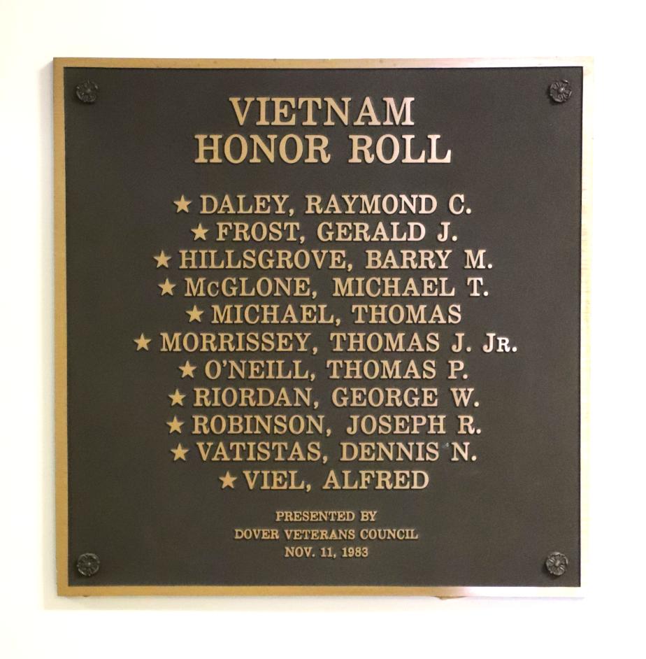 Dover New Hampshire Vietnam War Veteran Honor Roll
