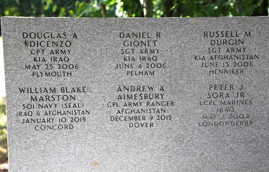 New Hampshire State Veterans Cemetery - Global War on Terror Memorial