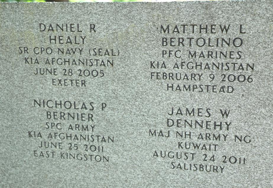 New Hampshire State Veterans Cemetery - Global War on Terror Memorial