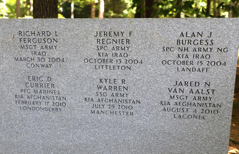 New Hampshire State Veterans Cemetery - Global War on Terror Memorial