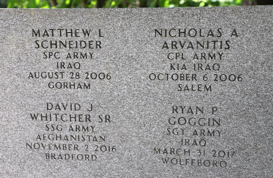 New Hampshire State Veterans Cemetery - Global War on Terror Memorial