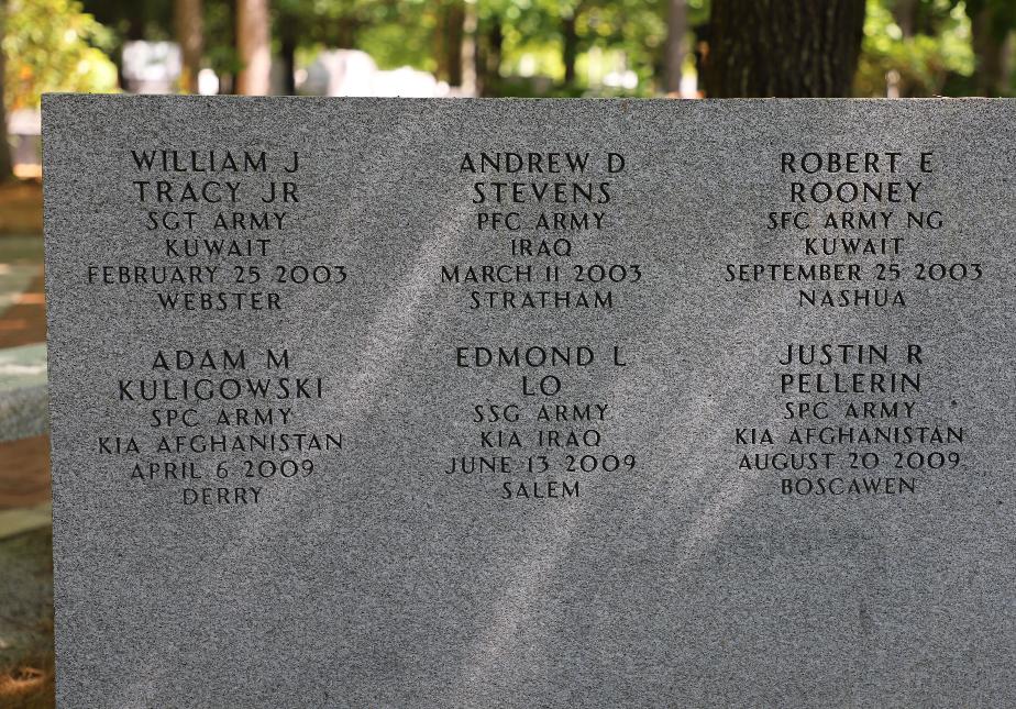 New Hampshire State Veterans Cemetery - Global War on Terror Memorial