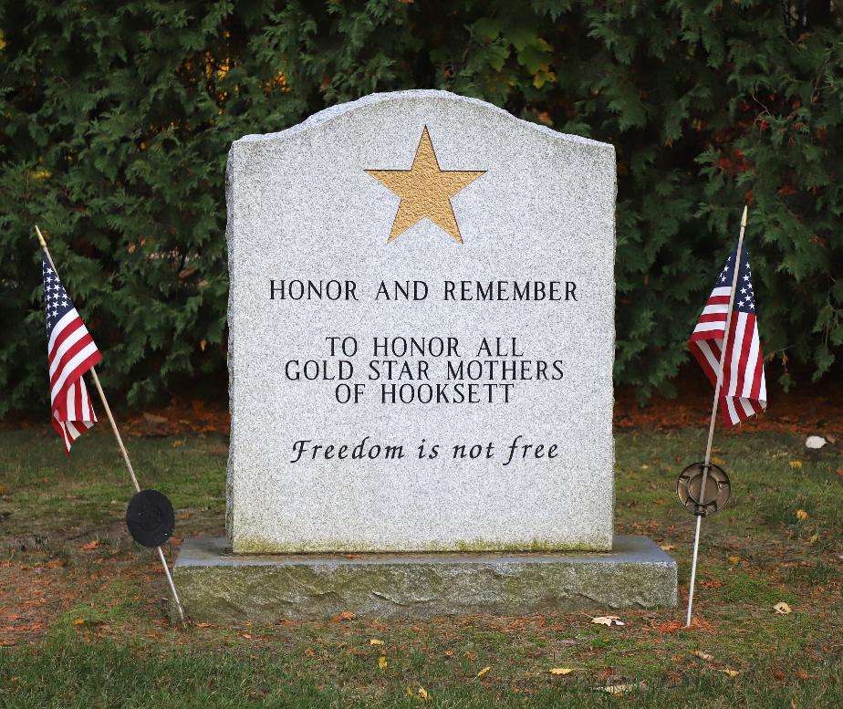 Hooksett New Hampshire Veterans Memorial Park Gold Star Mothers Memorial