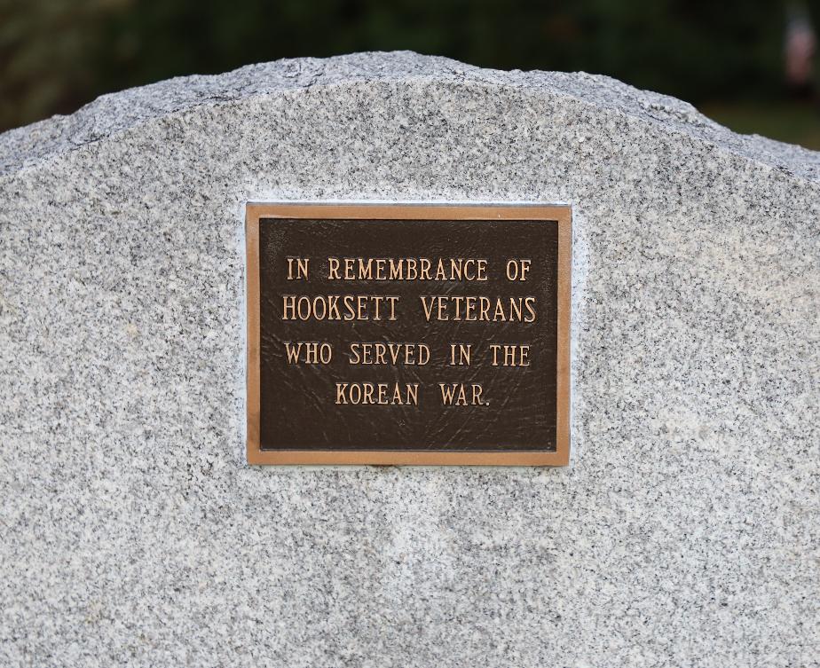 Hooksett New Hampshire Korean War Veterans Memorial