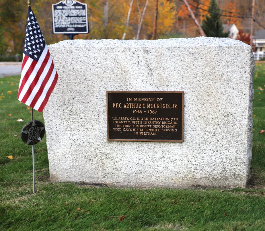 Hooksett New Hampshire Veterans Memorial Park - Arthur C. Mourtgis Vietnam War Memorial