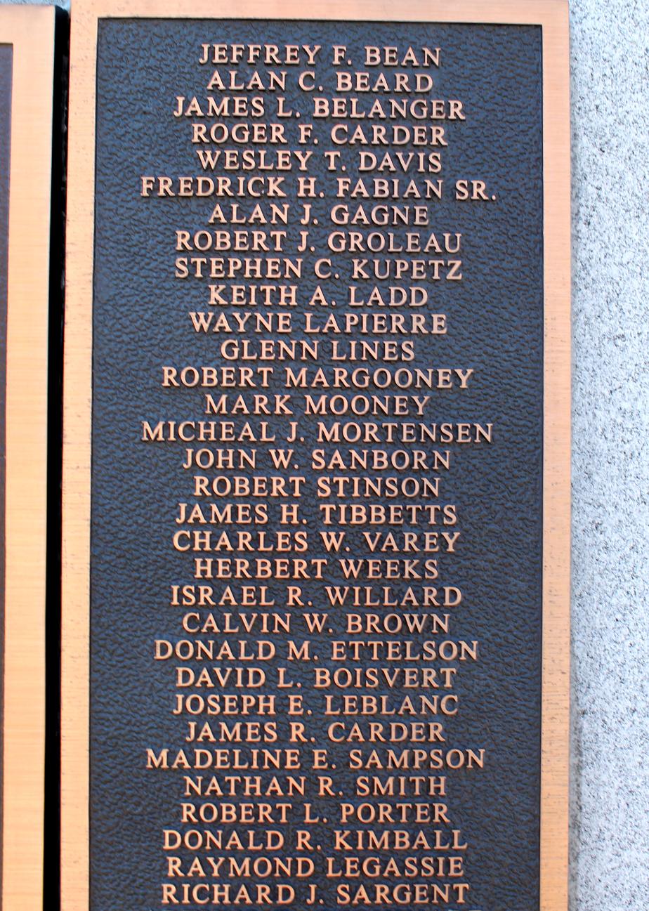 Laconia NH Vietnam Veterans Memorial