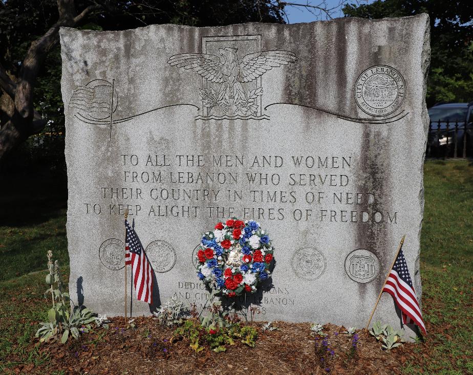 Lebanon New Hampshire All Wars Veterans Memorial