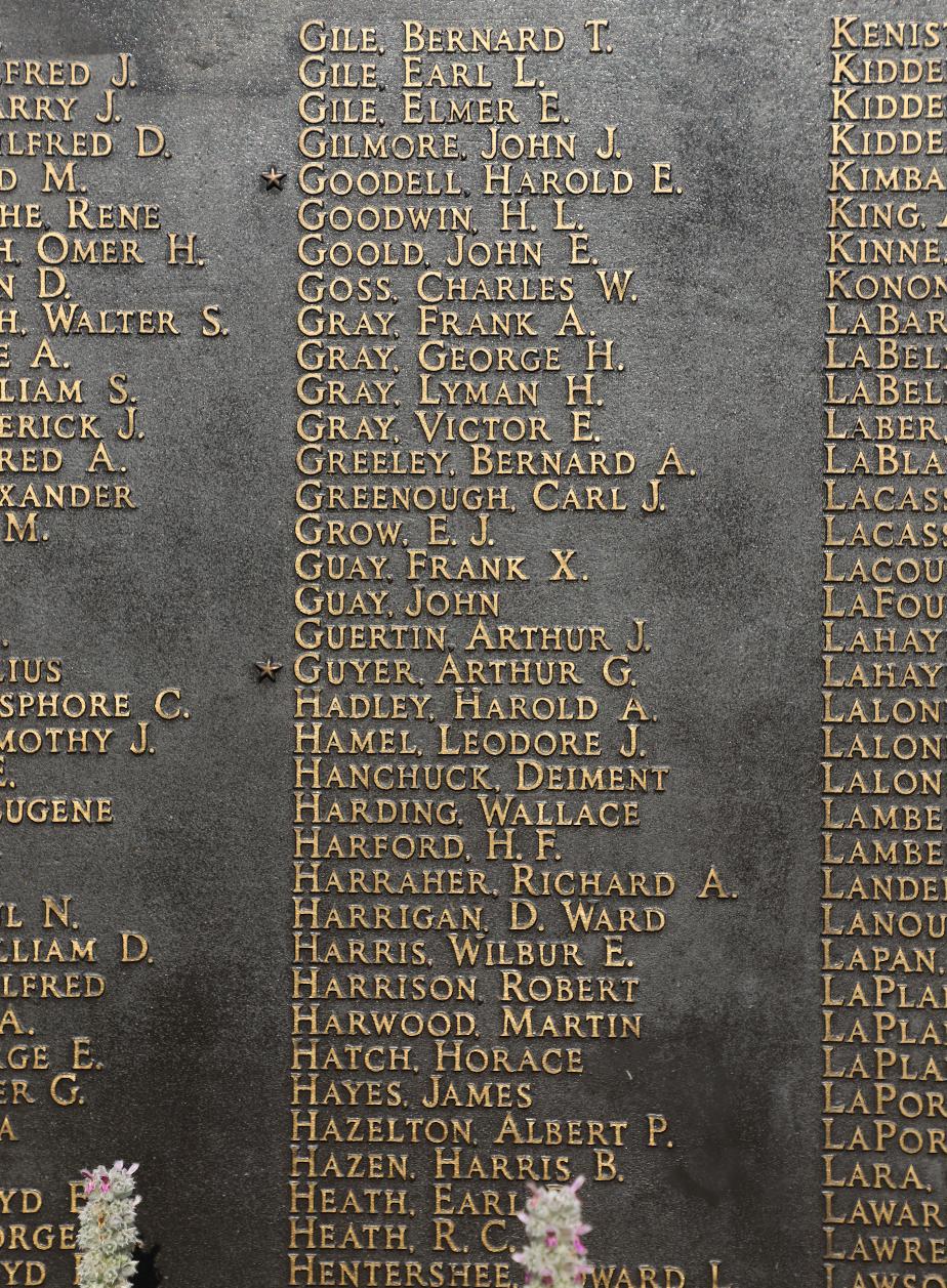 Lebanon New Hampshire WWI Veterans Memorial