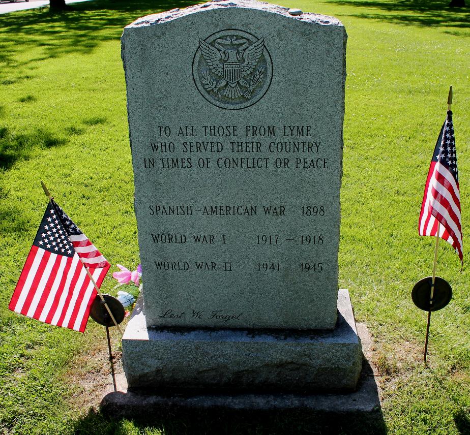 Lyme New Hampshire Veterans Memorial
