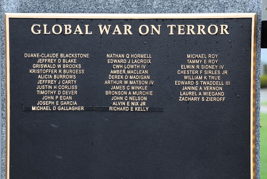 Merredith New Hampshire Global War on Terror Veterans Honor Roll