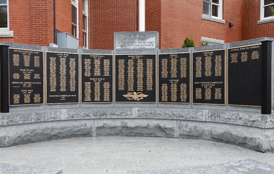 Meredith New Hampshire Veterans Memorial