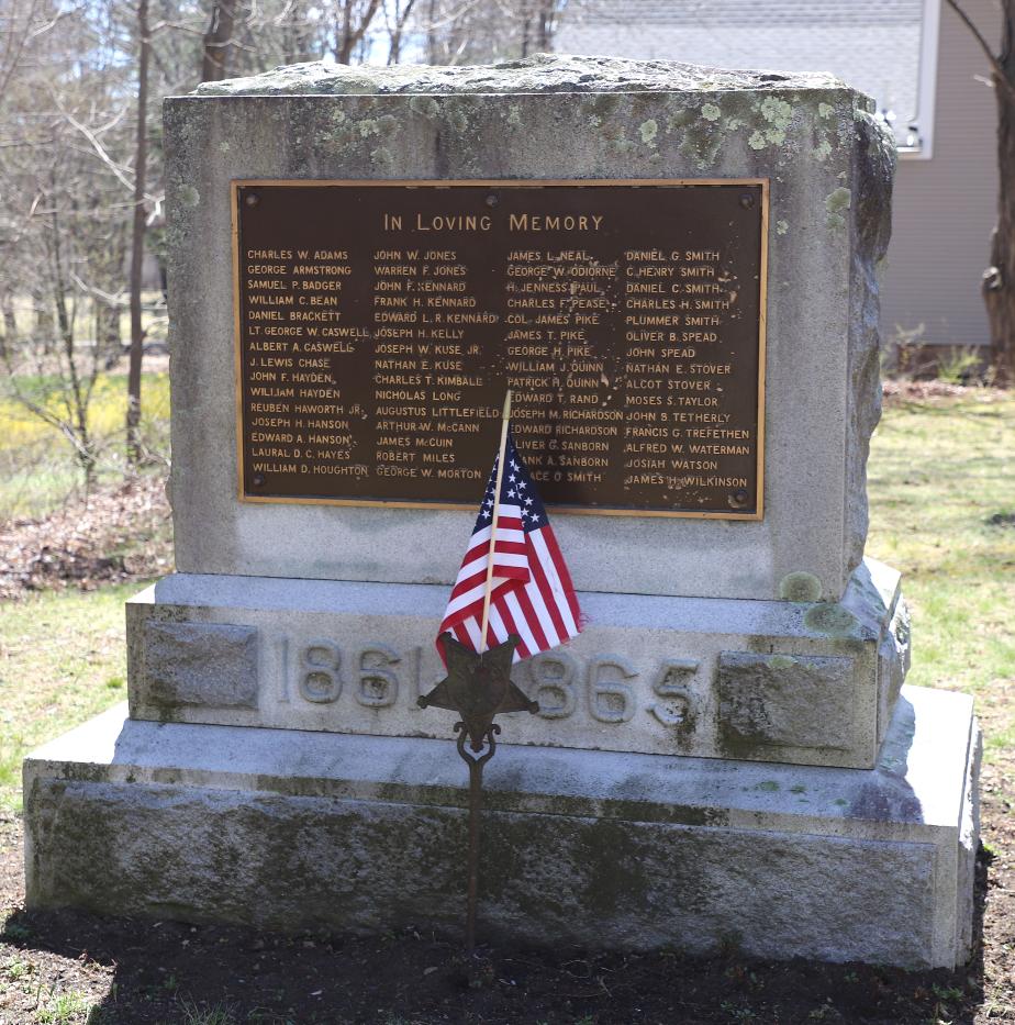 Newfields New Hampshire Civil War Veterans Memorial