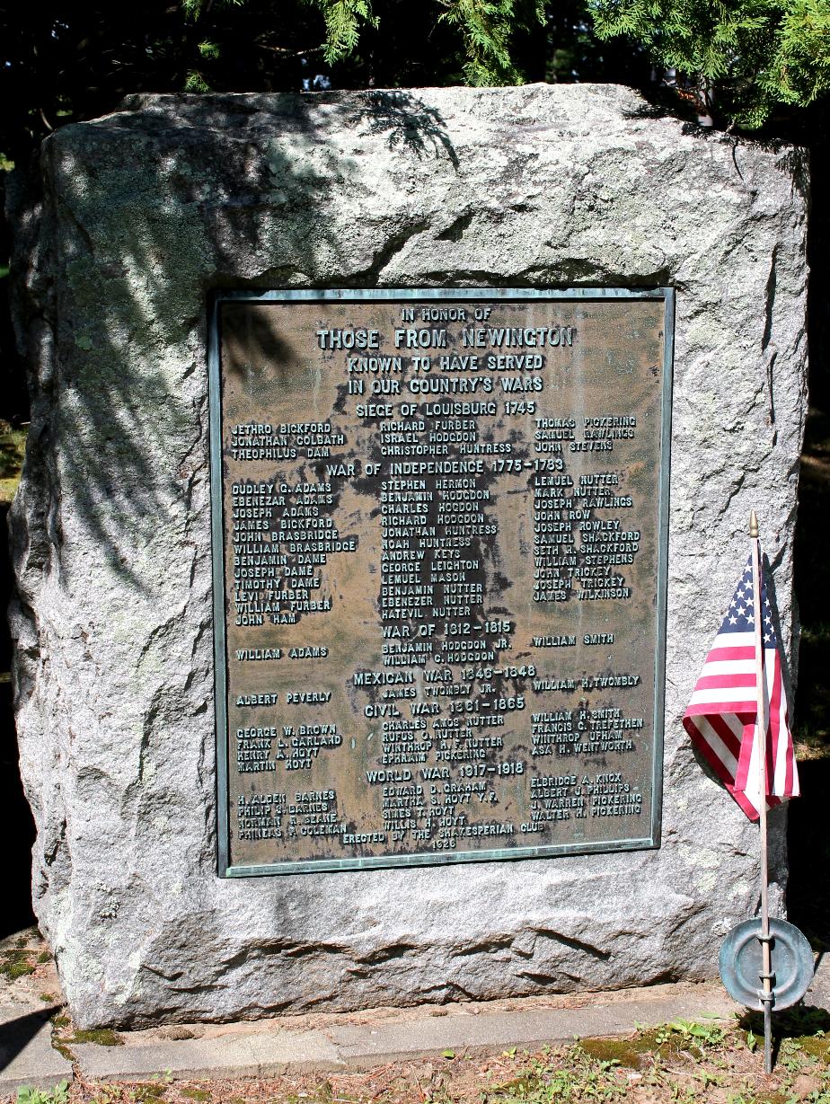 Newington NH Revolutionary War & Civil War Veterans Memorial