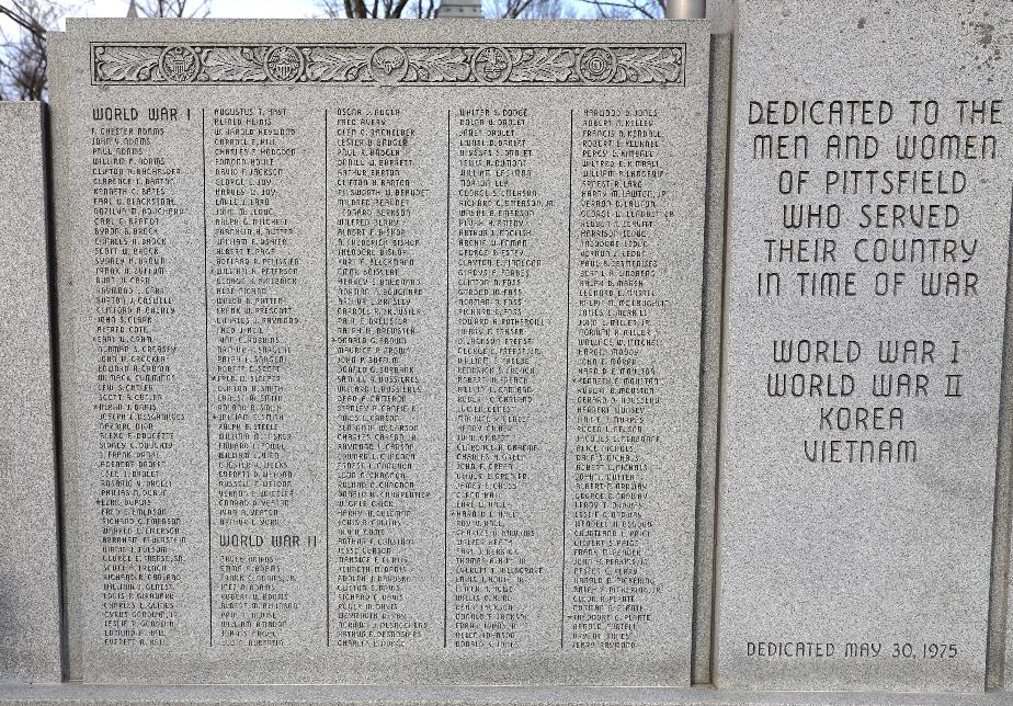 Pittsfield New Hampshire World War I World War II  Memorial