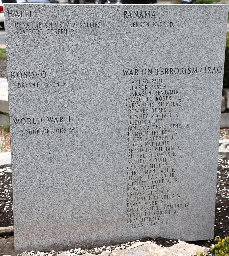 Salem New Hampshire Veterans Park - Global War on Terrorism Veterans Monument