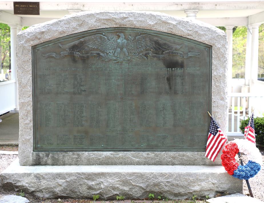 Salem New Hampshire Veterans Park - Revolutionary & Civil War Monument