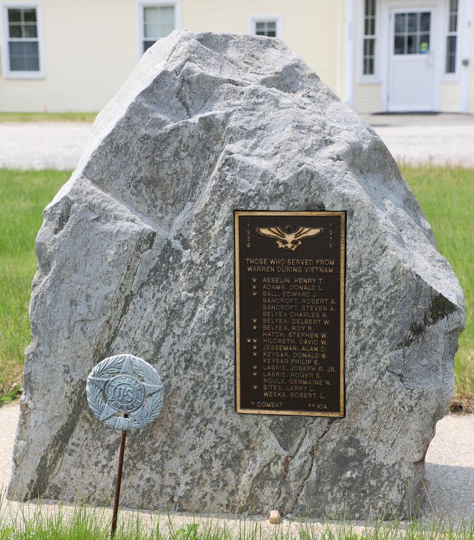 Warren New Hampshire Vietnam War Veterans Memorial
