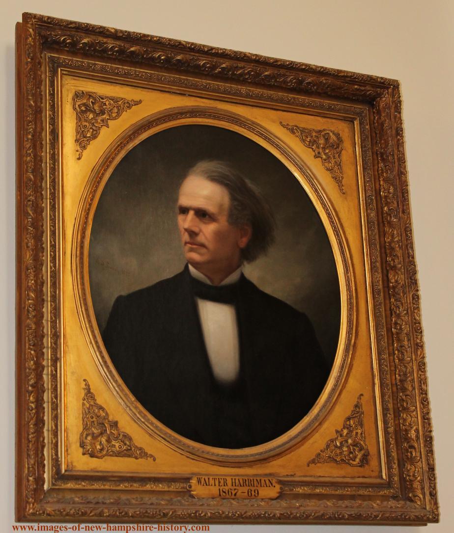 Governor Walter Harriman NH State House Portrait