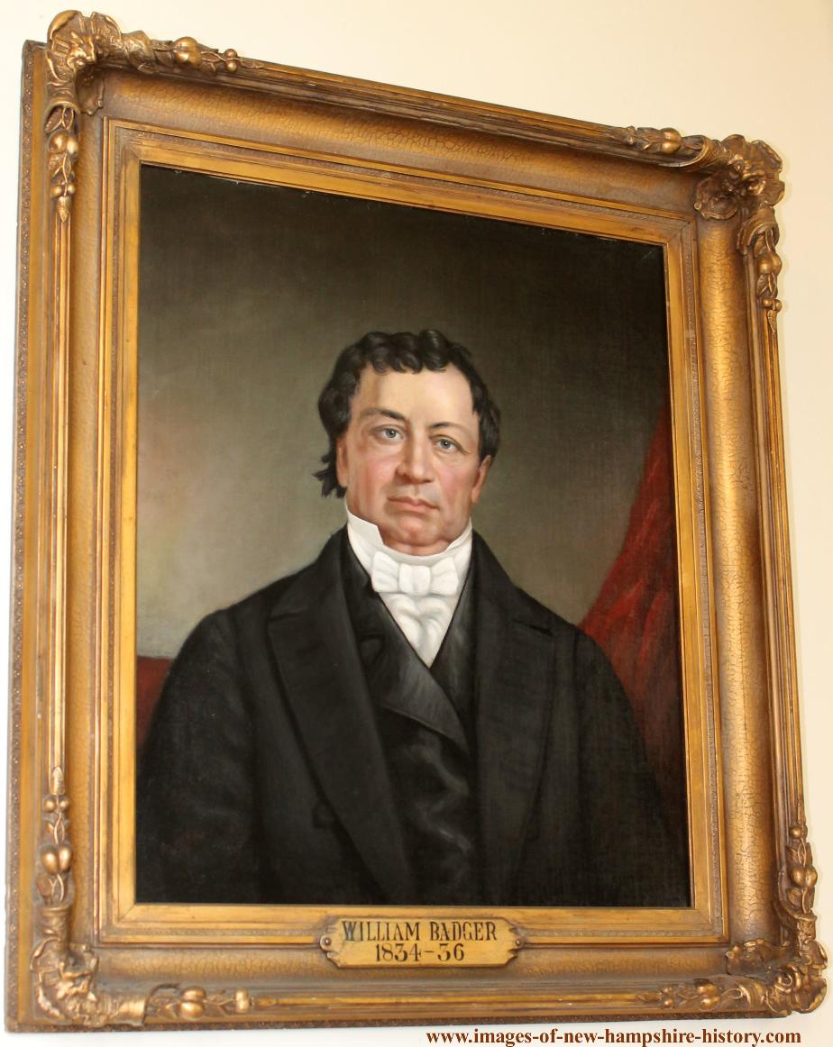 William Badger New Hampshire State House Portrait