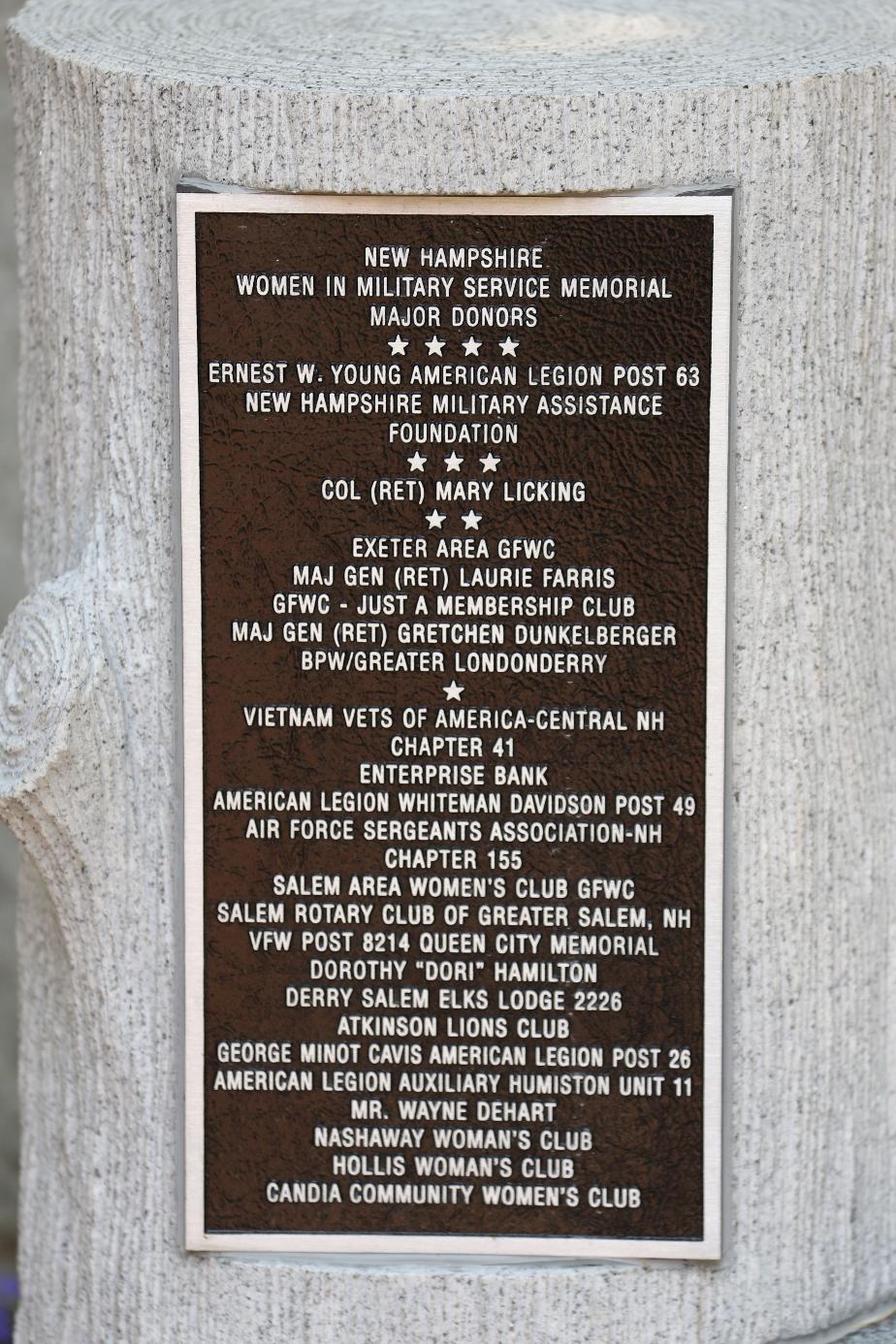 Women in Military Service Memorial - Dedication at the NH State Veterans Cemetery June 12 2025