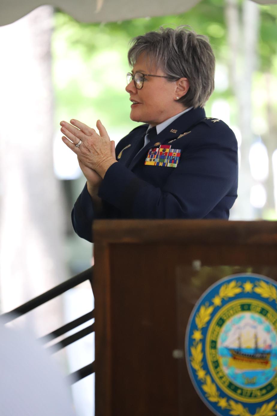 Women in Military Service Memorial - Dedication at the NH State Veterans Cemetery June 12 2025 General Gretchen Dunkelbeger Keynote Speaker